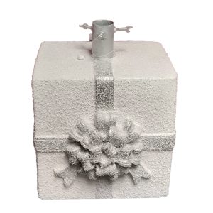 BASE ARBOL CAJA REGALO BLAN 26CM