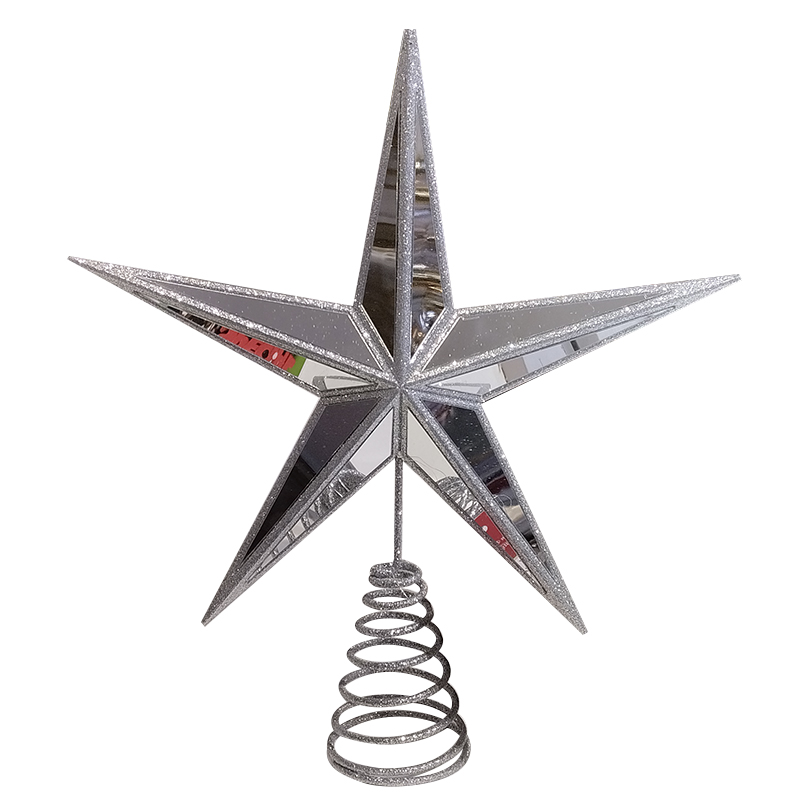 ESTRELLA PUNTA DE ARBOL PLAT 31CM