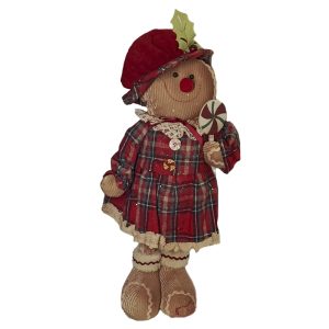 PELUCHE GALLETA CON SOMBRERO ROJ/NEG