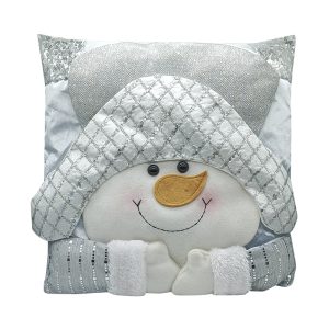 COJIN SANTA/MUÑECO PLATA 35CM