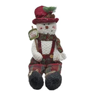 SNOWMAN SENTADO COUNTRY
