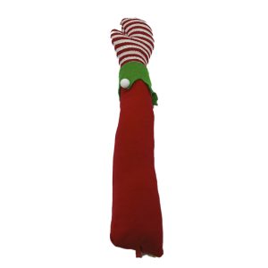 BRAZO DUENDE VERDE GUANTE ROJO BLAN
