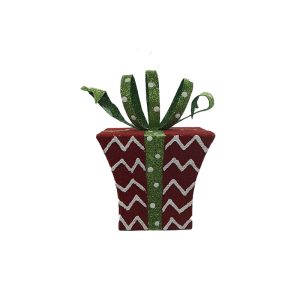 CAJITA REGALO COLGAR ROJ/VER/BLAN 4MOD