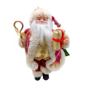 SANTA COLGAR ROJ/ROS 22CM