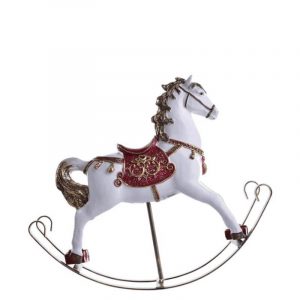 CABALLO BALANCIN BLANCO 23CM