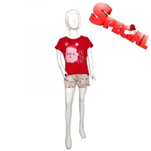 PIJAMA NIÑO ROJA TALLA 6 MESES HASTA 18