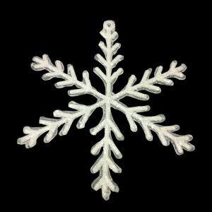 COPO DE NIEVE BLANCO 37CM