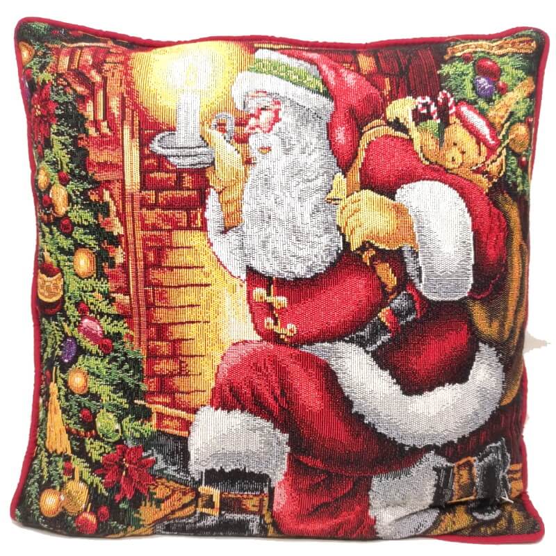 COJIN SANTA Y SACO DE REGALOS