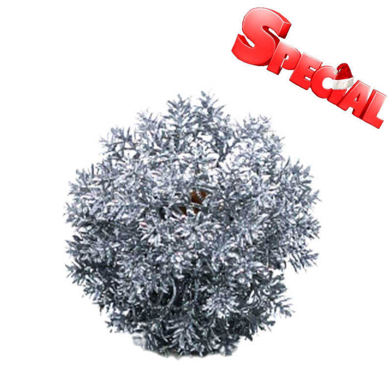 ORNAMENTO MUERD PLATA 12CM