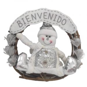 CORONA SAN/MUÑ PLA/BL 34 CM