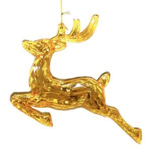 SET DE RENOS ORNAMENTOS DOR 17X18CM