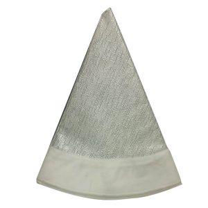 PIE DE ARBOL TRAMA PLATA BP BLC 130CM