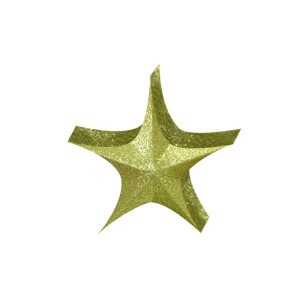 ESTRELLA 3D DORADA ARMABLE 80 CM
