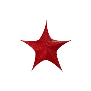 ESTRELLA ROJA ARMABLE 80CM