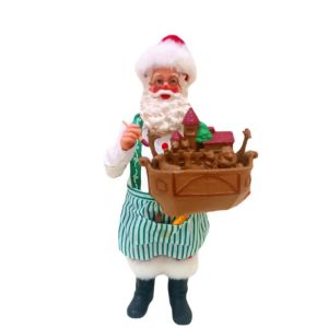 SANTA RESINA PINTOR 28CM