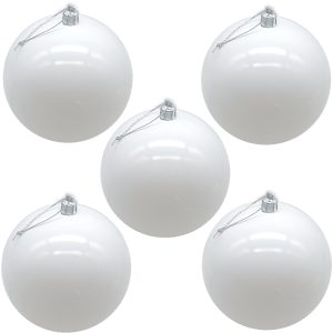 HV BAMBALINAS BLAN BRILL 6PZS 10CM