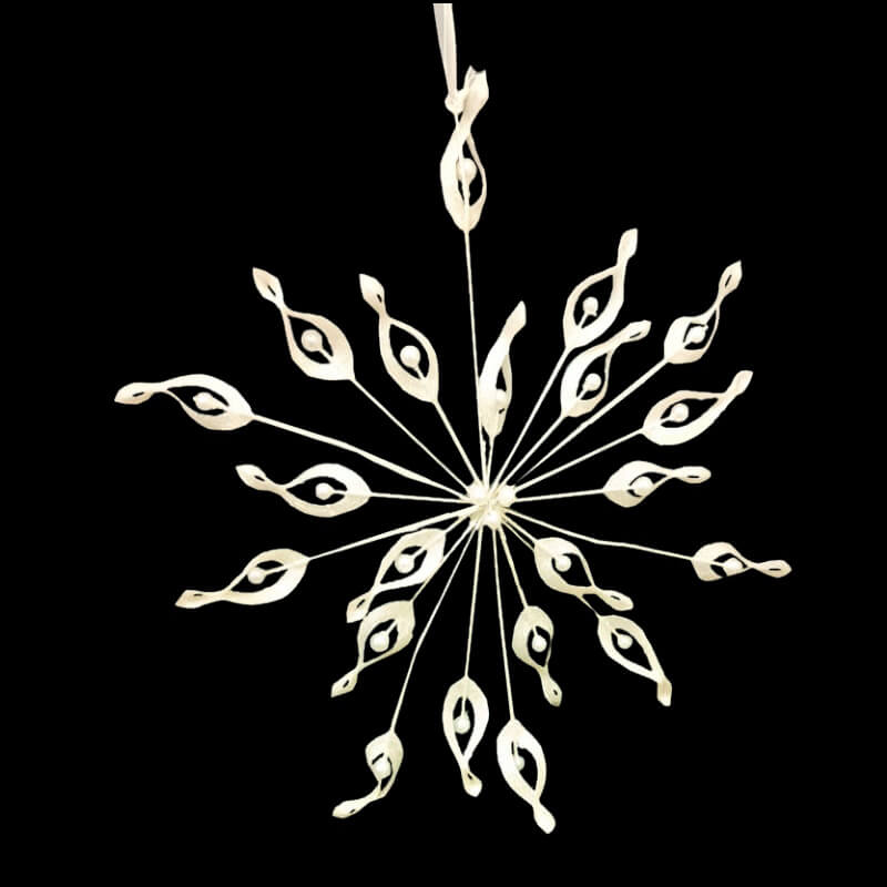 ORNAMENTO COPO DE NIEVE 45CM