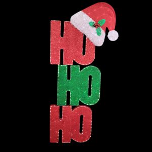 ANUNCIO ILUMINADO HOHOHO  ESTACA/DEC 1.80MT