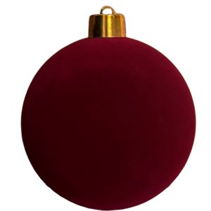 BAMBALINA ROJO GRANATE TERCIOPELO 35CM
