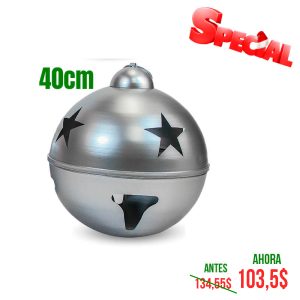 CASCABEL DE 40CM PLATA BRILL 1 UND