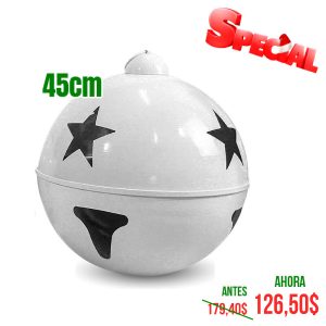 CASCABEL DE 45CM BLANCO BRILL 1 UND