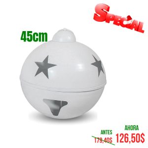 CASCABEL DE 45CM BLANCO MATE 1 UND
