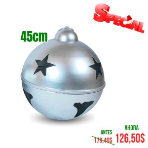 CASCABEL DE 45CM PLATA MATE 1 UND