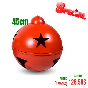 CASCABEL DE 45CM ROJO MATE 1 UND