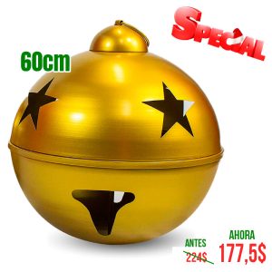 CASCABEL DE 60CM DORADO BRILL 1 UND