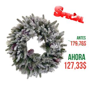 CORONA NEV. 76.2CM CON PIÑA 171TIPS