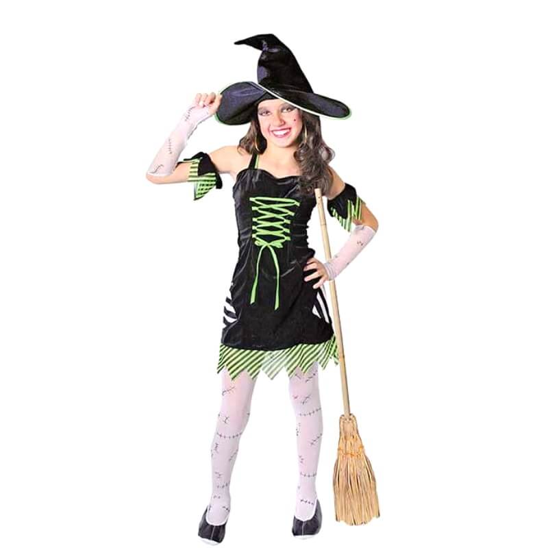 DISFRAZ DE BRUJA PSICODÉLICA NIÑA