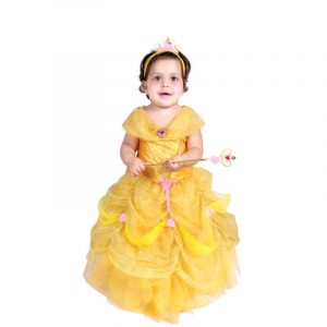 DISFRAZ DE LA PRINCESA BELLA BEBÉ