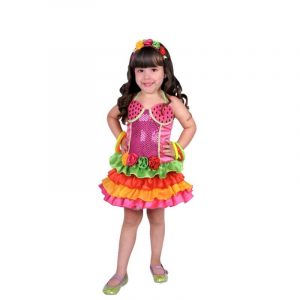 DISFRAZ DE RUMBERA TROPICAL BEBÉ