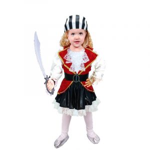 DISFRAZ DE PIRATA CARIBEÑO NIÑA