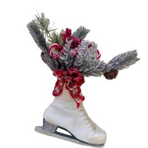 PATIN DE HIELO D/CERA COL/VARIOS 40X25 CM 