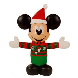 INFLABLE DE MICKEY NAVI ROJO/VERDE  1.80CM