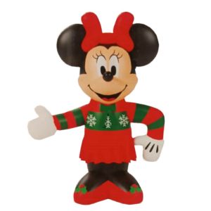 INFLABLE DE MINNIE NAV ROJO/VERDE 180CM 