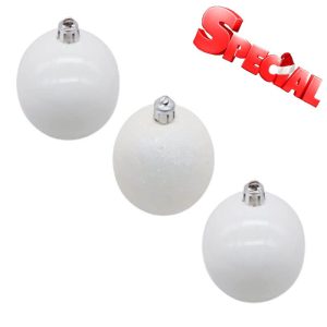 BAMBALINAS 6PZS BLAN BRI/SAT/ESC 7CM