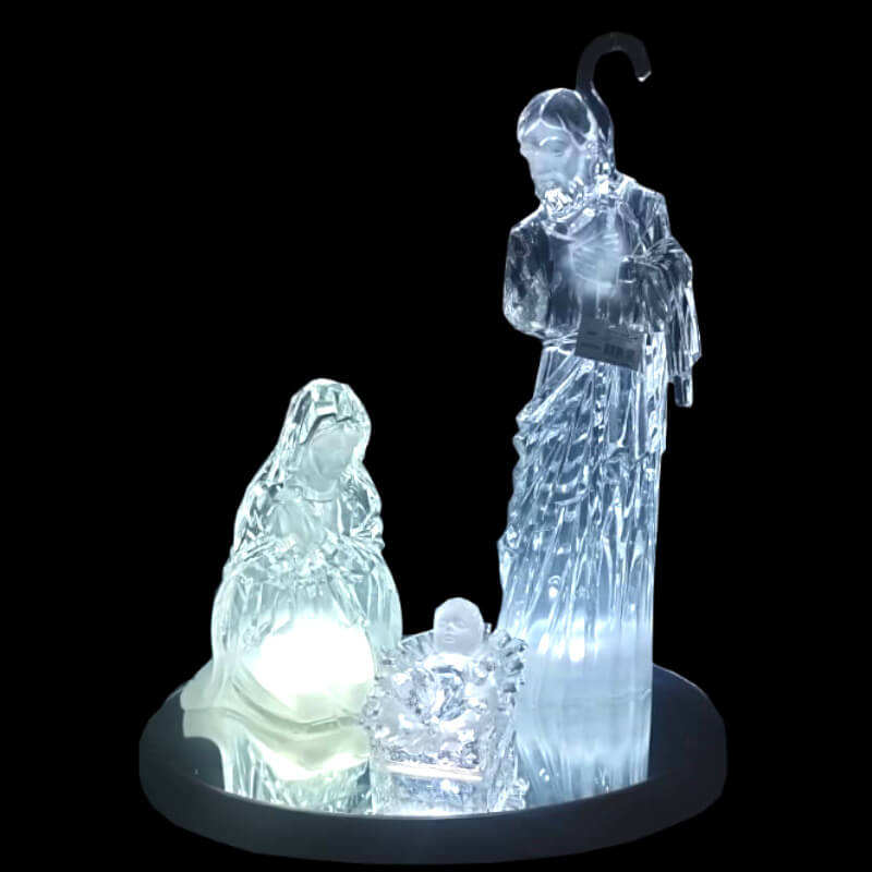 NACIMIENTO ACRÍLICO ILUMINADO 60 CM