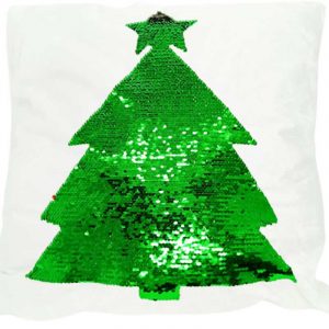 COJIN C/LENT BL/R/V ARBOL 45CM