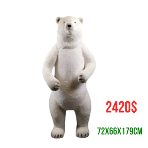 OSO PARADO BLA NAT 72X66X179CM