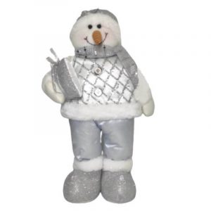 SANTA/MUÑECO PLA/BLAN 42CM