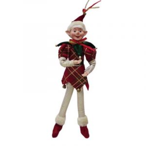 DUENDE P/COLGAR ROJ/VER/DOR 35CM