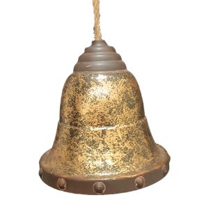 CAMPANA GRAND DE METAL  ENVEJE CON DOR