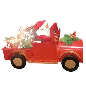 SANTA EN CAMIÓN CON LUZ Y SONIDO
