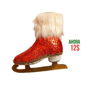 PATINES DE HIELO ROJO 24X24