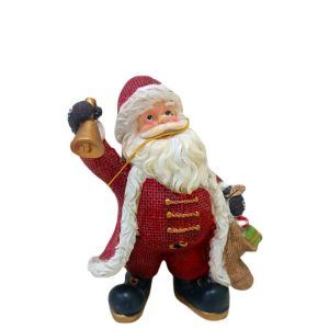 SANTA CAMPANA DE RESINA 18 CM