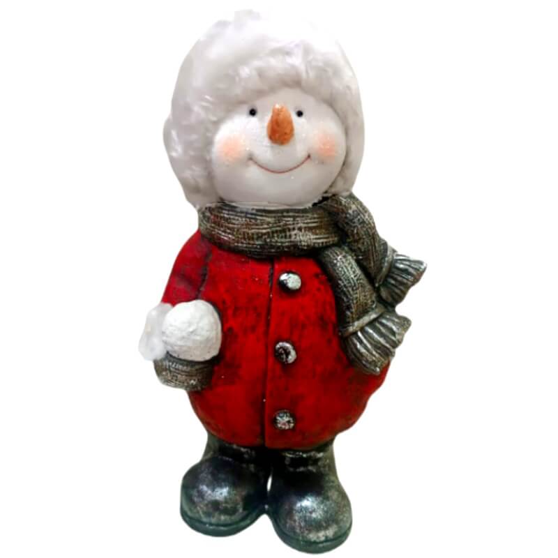 MUÑECO DE NIEVE DE POLIRESINA 44CM