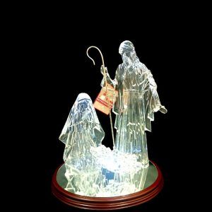 NACIMIENTO ACRILICO C/LUZ 40CM