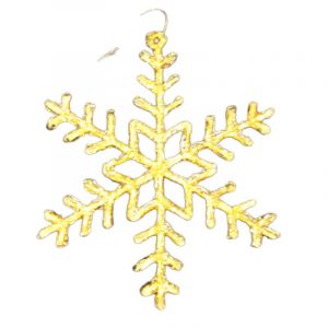 COPO DE NIEVE ILUM EN ACRIL C/DOR 30CM